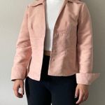 Sharon Young Pink Suede Blazer Photo 0