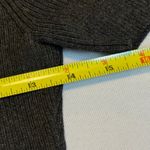 Calvin Klein  Gray Knit Short Sleeve Tier Turtleneck Dress Ruffle Bottom Trendy # Photo 5