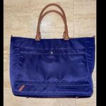 MARK & GRAHAM Orange Blue Large Travel Commute Organizer Shoulder Tote Bag “JIH” Photo 1