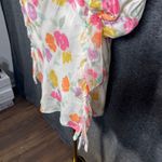 For Love & Lemons  Hazel Floral Satin Strapless Mini Dress Medium Photo 5