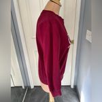 Cat Mom Graphic Burgundy Knit Sweatshirt Top‎ Kitty Lover Red Photo 2