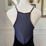 Jump Vintage 90s  Stretchy Sapphire Blue Velvet Column Dress XS S Photo 6