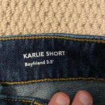 DL1961  Karlie Boyfriend short 3.5 inseam distressed blue denim/jean size 31 Photo 7