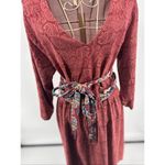 Matilda Jane  Friends Forever Ariana Paisley Tie Dress 3/4 Sleeve Womens Size XL Photo 4