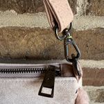 BEARPAW Blush Pink Mini Suede shoulder bag Photo 4