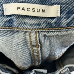 PacSun Jeans Womens 25 Light Wash High Rise Crop Boyfriend Rigid Distressed Photo 4