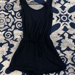 Cotton Sleeveless Romper Black Photo 0