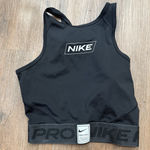 Nike Pro Training top Dri Fit Tight Fit Size XS black womens Photo 0