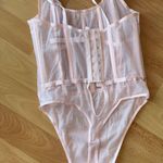 Victoria's Secret  Pink Sheer Bodysuit Photo 1