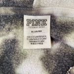 Victoria's Secret Victoria’s Secret Pink Long Sleeve Gray Print Logo Zip Front Hoody Jacket M Photo 3