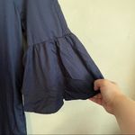 Beach Lunch Lounge Collection Kiya Navy Blue Button Down Dress Photo 2