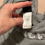 Modern Lux  size small distressed grey “I need a latte coffee” tie front top EUC Photo 5