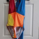one piece swimsuit plus size 2x multicolor NWOT Photo 1