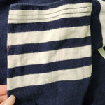 J.Crew  Striped Top‎ 3/4 Sleeve Boat Neck Pink Accent Casual Tee Shirt Medium Photo 7