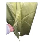 ZARA  Satin lime green dress Xs Photo 11