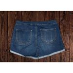 Boom Boom Women’s Stretch Denim‎ Jean Shorts Size XL – Classic Fit, Americana Blue Photo 2