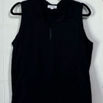 Kinesis Black Quarter Zip cotton polo tank Size‎ XL Black Photo 0
