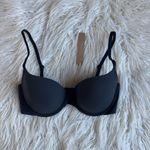 SKIMS Fits Everybody Pushup Demi Bra Onyx Size 32D Photo 1