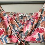 HYFVE  large walking your way cropped floral print sweetheart neck puff sleeve Photo 5