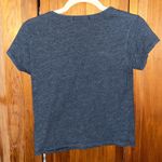 Brandy Melville EUC Charcoal Grey Cropped T-Shirt: One Size Photo 1