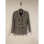 Princess Polly  Mrs Nancy Blazer Womens 2 Check Double Breasted Workwear Office Photo 1