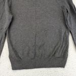 Ralph Lauren Lauren Women Gray Crew Neck Sweater Top Size Large Cotton Modal Photo 9