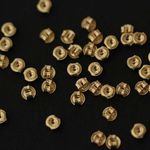 14K Solid Gold Earring Back, 14K Real Gold Ear Nut Photo 2