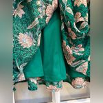 Torrid Mini Tiered Skater Skirt - Georgette Floral Green Ruffle Plus Size 1X Photo 7