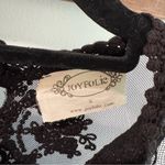 Joyfolie Black Delphinne Sleeveless High Low Lace Midi Dress Small Photo 6