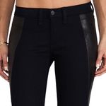 Rag and Bone  Genuine Lamb Leather Detail Leggings Midnight 26 Photo 2
