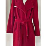 Michael Kors  Asymmetric Belted Wrap Coat in Red, Size XL EXCELLENT! Photo 12