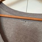 Lane Bryant Gray Breast Cancer Tee Size 10/12 Photo 4