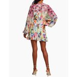 Alexis Leonie Colorful Crepe Belted Mini Dress NWT Size XS Photo 1