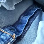 Levi's Ribcage Straight Ankle Denim Jeans Button Fly Blue 31 Photo 7