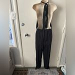 Lulus Women  Classic Black Halter Jumpsuit size small Photo 4