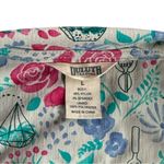 Duluth Trading Heirloom Floral Gardener Chore Vest Size Large Gray Photo 5