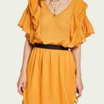 Scotch & Soda 💕💕 Dotted Lace Ruffled Pom-Pom Dress ~ Yellow Medium NWOT Photo 5