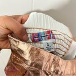 Urban Outfitters  Tara Metallic Rose Belted Pockets Strapless Romper Size L NWOT Photo 9