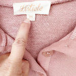 VICI NWT Williams Cotton Henley Sweatshirt Blush Pink Photo 7