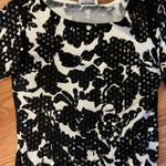 Sequin top. Great for work evening transition. Medium. Black/white Black Photo 2