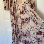 Jaase Pink Floral Boho Maxi Dress Large Photo 5
