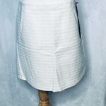 Mario Serrani White Lined Polka Dot Skirt New 6 Photo 0