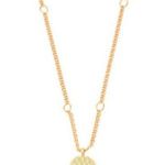 Kurt Geiger Elegant Gold and Green Short Pendant Necklace Photo 0