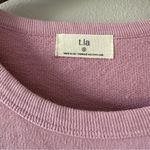 Anthropologie  T. La Pink Long Sleeve Sweatshirt Dress Photo 3