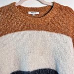 Madewell Women’s Striped Baxter Sweater Tunic Wool Cotton Blend Medium Photo 4
