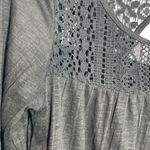 American Eagle  Outfitters Women's Long Sleeve Crochet Top Green Size XS Photo 3