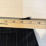 Etcetera Womens Black Pin Striped Wide Leg Pants 12 Preppy Business Casual Photo 6