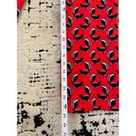 MARC CAIN Red Skunk Print Dress Ankle Pants Size N4 / US 8 Photo 5