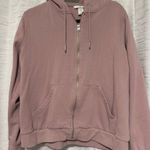 H&M  Light Pink Zip Hoodie Photo 0