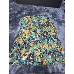 Kut From The Kloth Floral Pattern Button Up Blouse Size XL Photo 2